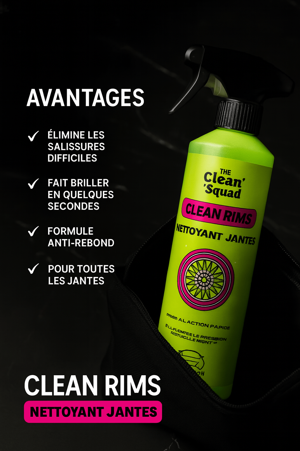 Clean Rims - Nettoyant Jantes - Clean Squad V2