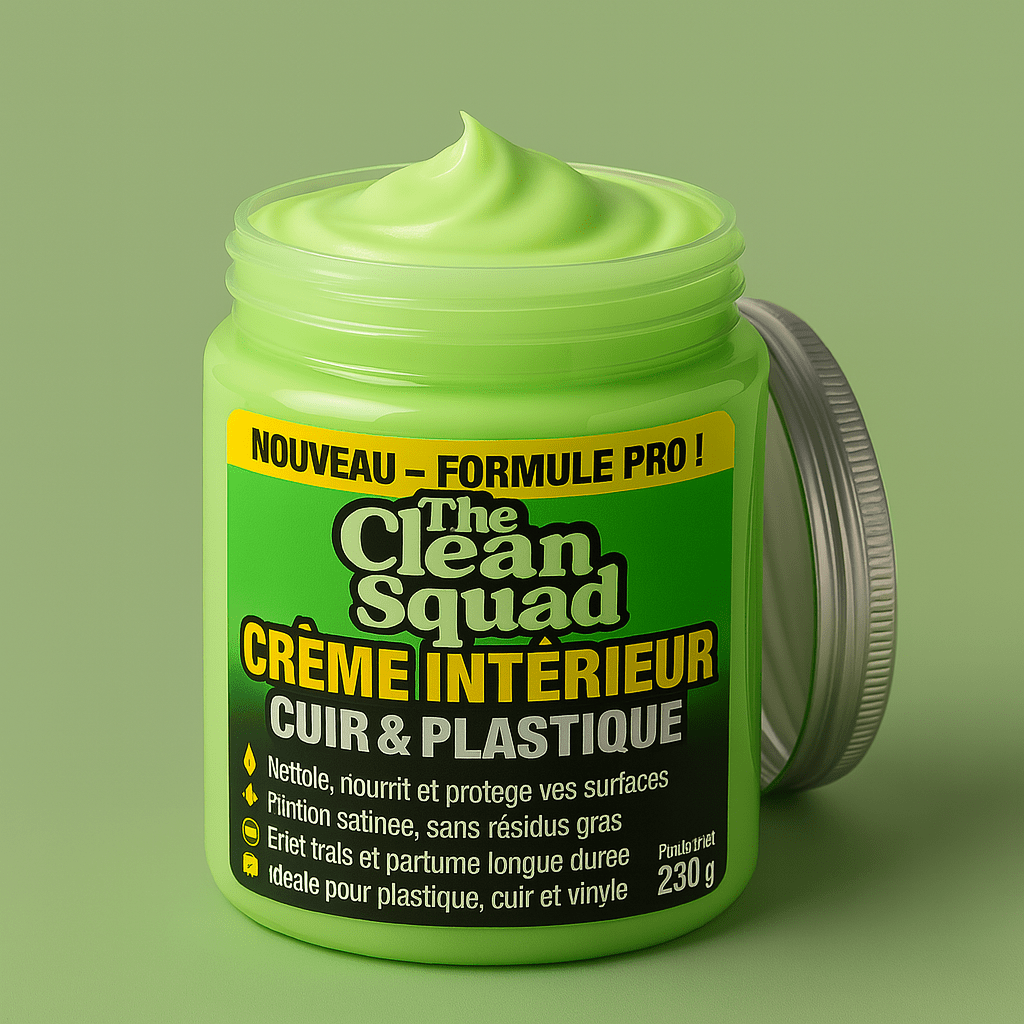 Crème Intérieur Cuir & Plastique - Clean Squad V2