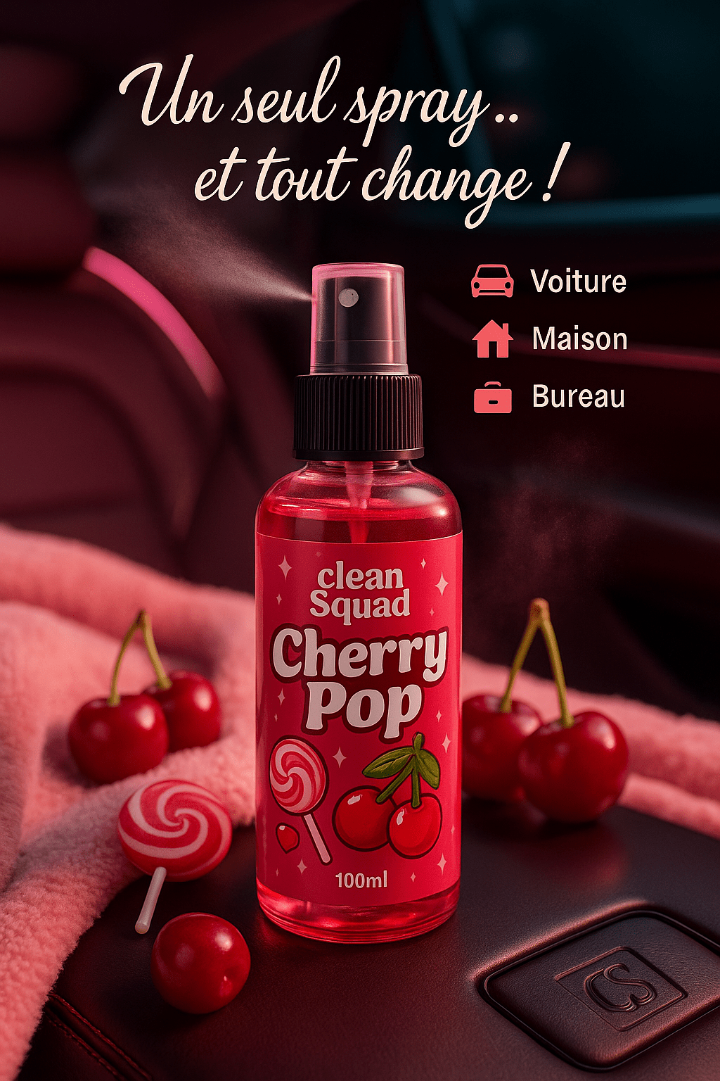 Parfum d’Ambiance - Cherry Pop - Clean Squad V2